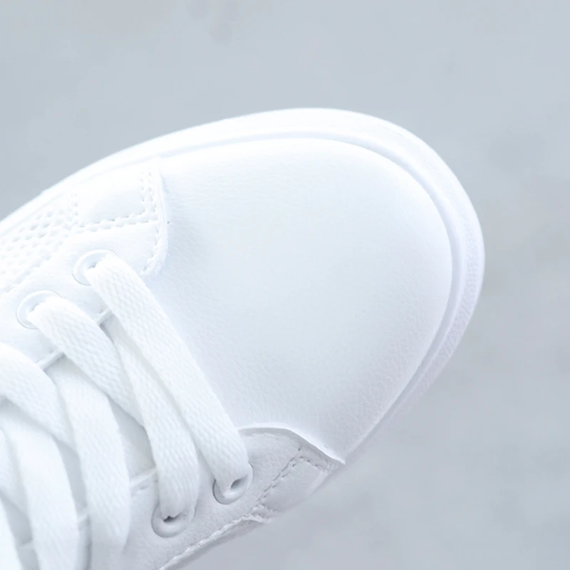 JIAMEN/Новинка 2019 года сезон весна модные белые туфли на танкетке женская