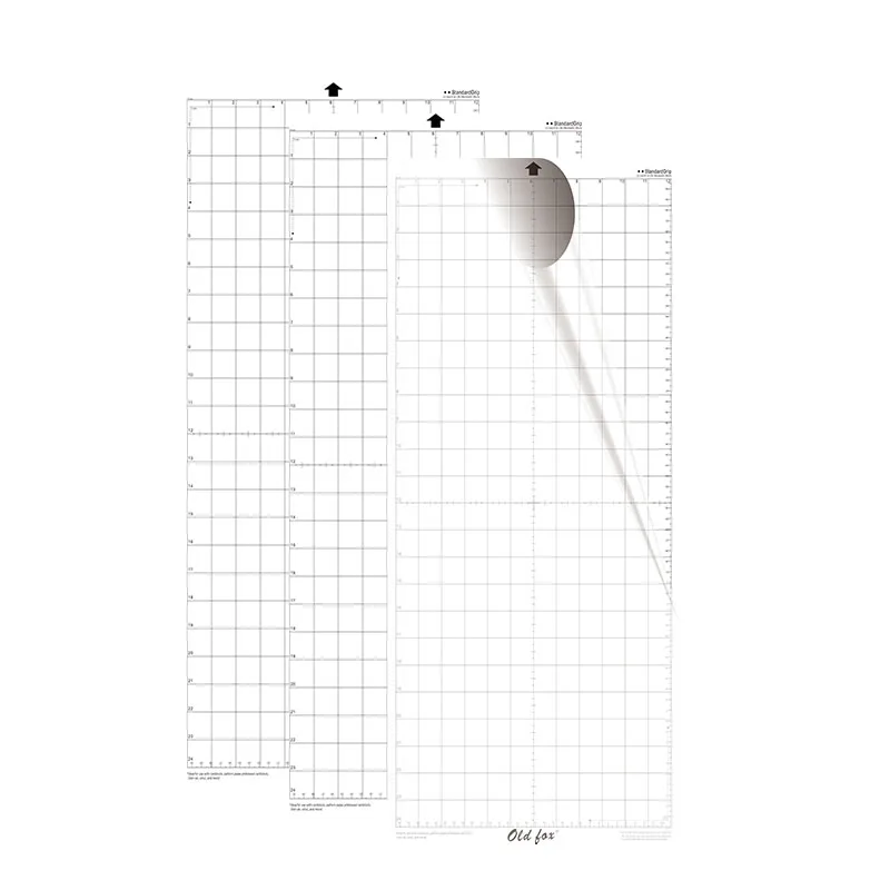 12 * 24in клейкие и липкие Нескользящие гибкие коврики с сеткой для silhouette Cameo Cricut