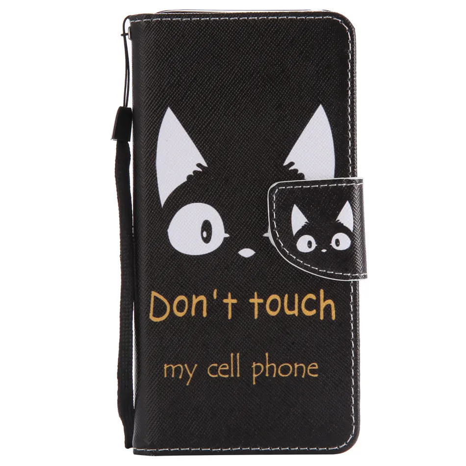 Cat Ear Мультфильм шаблон чехол для samsung Galaxy j3 j5 j7 A5 A3 j1 S5 S6 S7 край A6 A7 A8 J4 J6 плюс Чехол-бумажник из искусственной кожи чехол DP06F - Цвет: Cat Ear