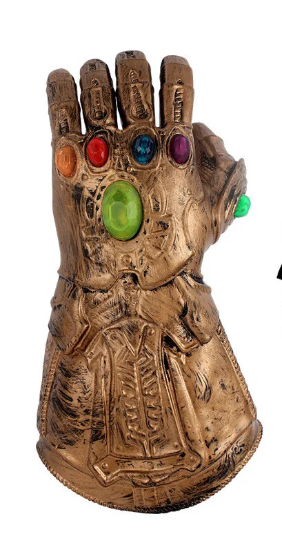 Светодиодные перчатки с голосовым знаком бесконечности Косплей фильм латексная