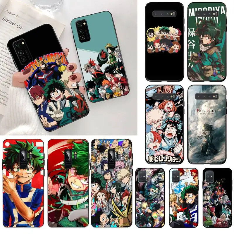 Чехол для телефона с аниме My Hero academic deku bakugou Boku no Samsung S20 plus Ultra S6 S7 edge S8 S9 S10 5G lite