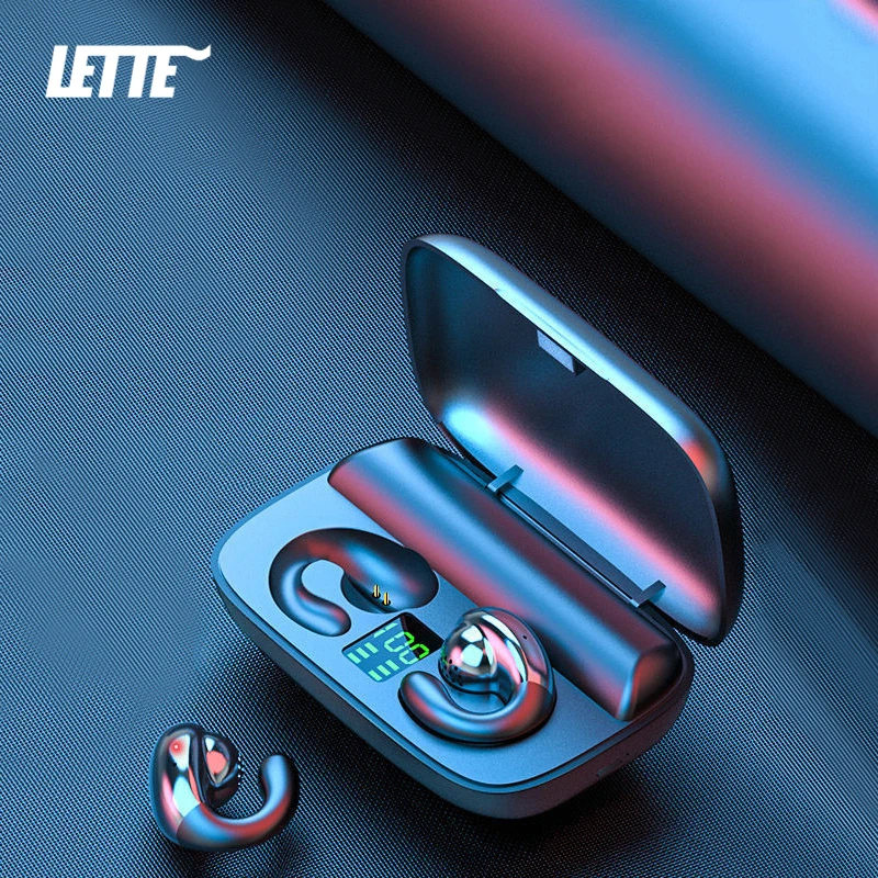 

Wireless Earphones Bluetooth v5.0 Earphone with 2200mAh Charging Case Portable Sports Music Earbuds