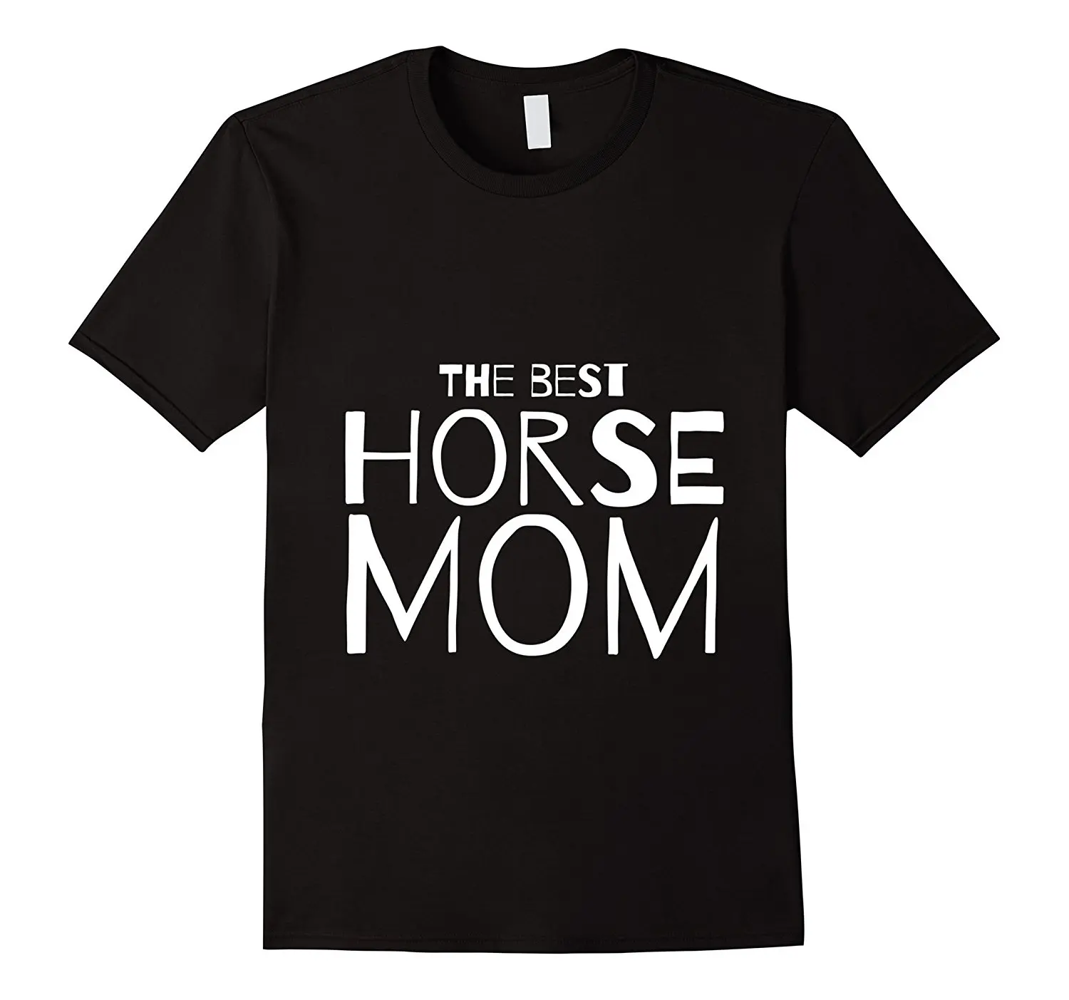 

Horse Mom T-Shirt Gift Love Horses Summer Short Sleeve Shirts Tops S~3Xl Size Cotton Tees