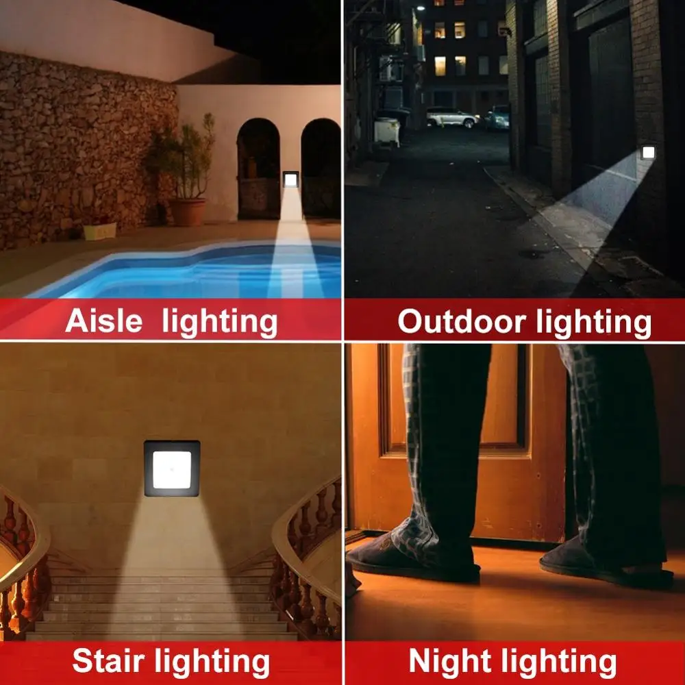 Ночной светильник с датчиком движения инфракрасный датчик аварийный настенный