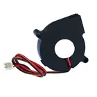 5015 12 В и 24 В охлаждающий Турбовентилятор, бесщеточные детали для 3D-принтера, 2Pin для экструдера, вентилятор охлаждения постоянного тока, часть 50x50x15 мм, черные пластиковые вентиляторы