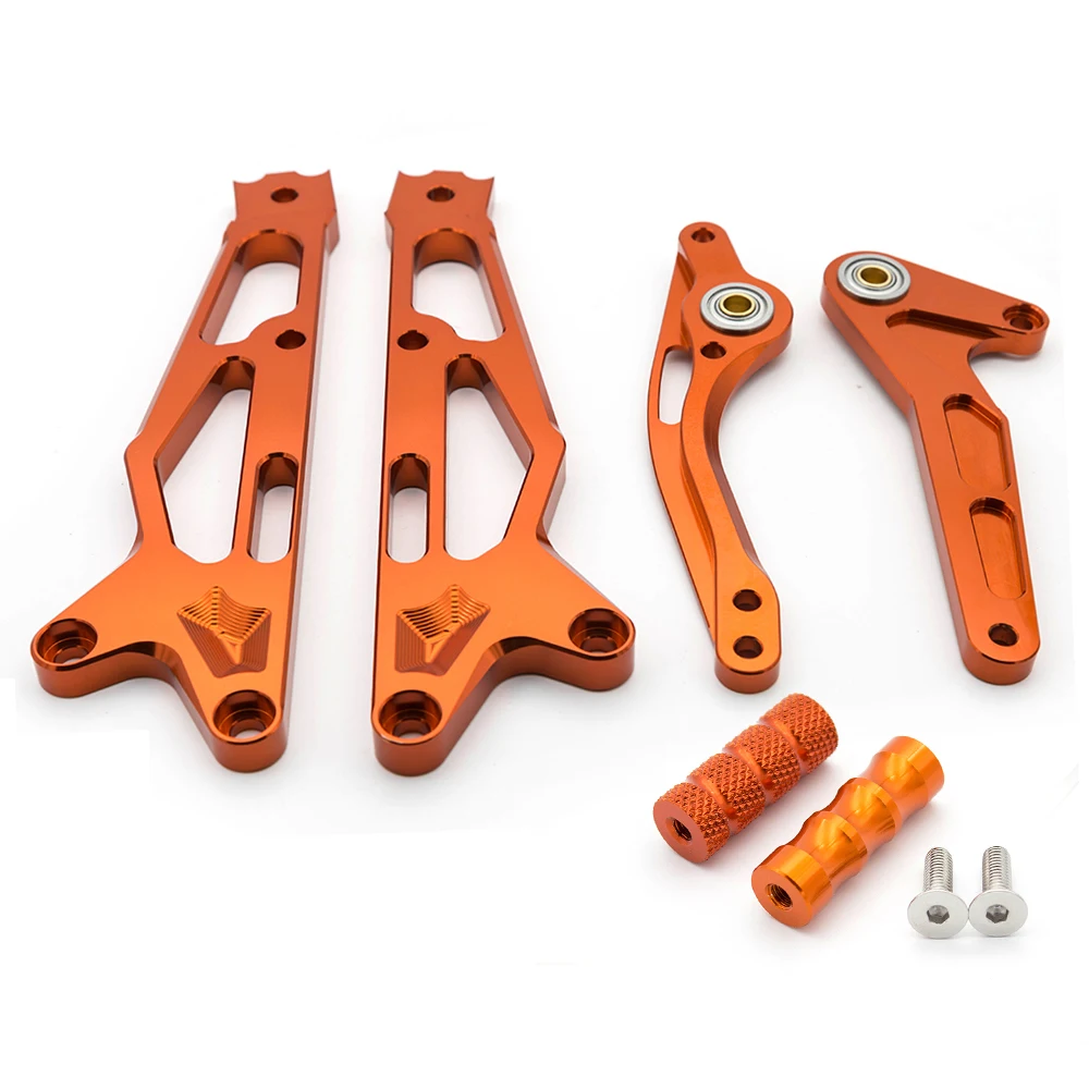 for honda grom msx125 2017 2020 cnc aluminum alloy motorcycle rearset footrest footpeg pedal rear set foot rest accessories part free global shipping