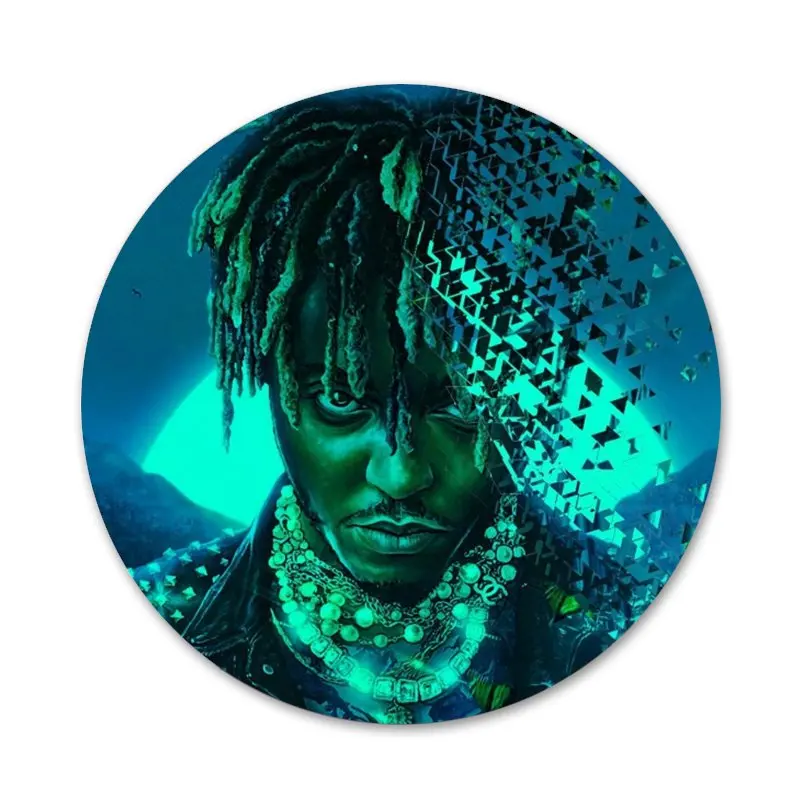 

Rapper Juice WRLD Badge Brooch Pin Accessories For Clothes Backpack Decoration gift