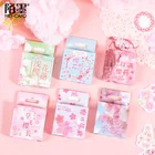 45 шт.упак. Kawaii Cute Sakura Petal мини-наклейки альбом дневник в стиле Скрапбукинг Label Канцтовары Школьные принадлежности n840