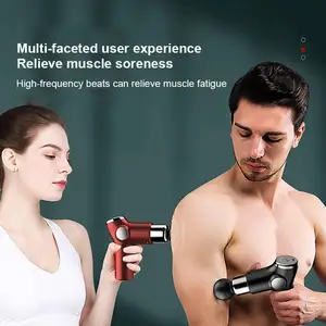 Deep Tissue Massage Gun Percussion Muscle Massager Massage Body Muscle Relaxation Pain Relief Neck E in Pakistan