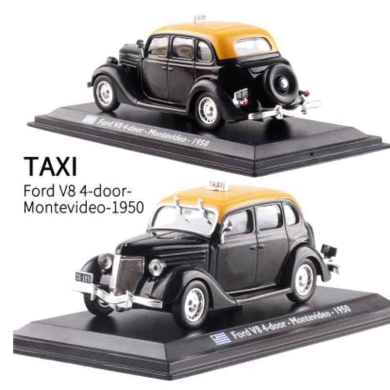 1:43 Масштаб классический Литой Сплав модель автомобиля FIAT FORD Renault Citroen такси игрушки авто автомобили подарки F показать дисплей коллекция