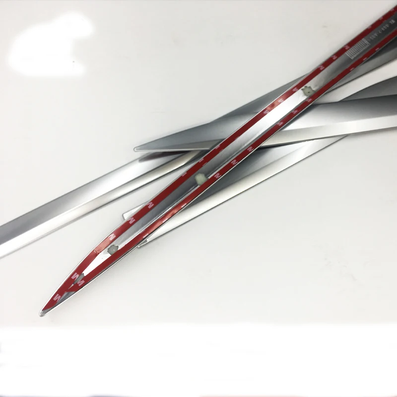 Автомобильный Стайлинг ABS Хромированная дверная боковая формовочная линия