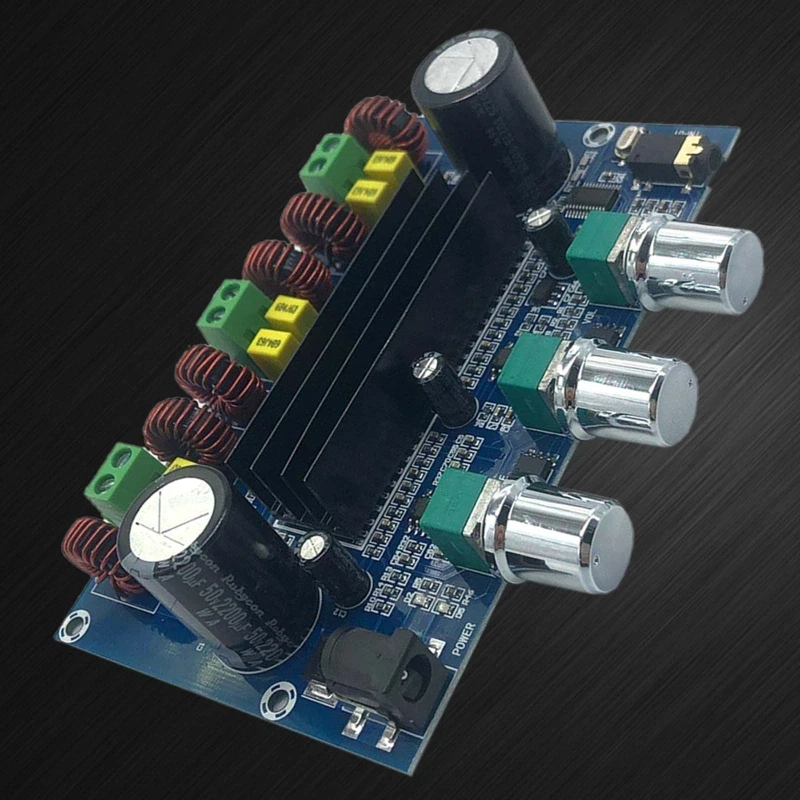 

2x50W+100W Bluetooth 5.0 Dual TPA3116D2 Power Subwoofer Amplifier Board 2.1 Channel TPA3116 Stereo Sound Equalizer AUX Amp