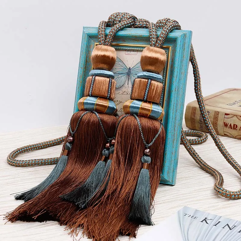 Тканые хлопковые шторы украшение подвесного шара креативная шторка аксессуары |