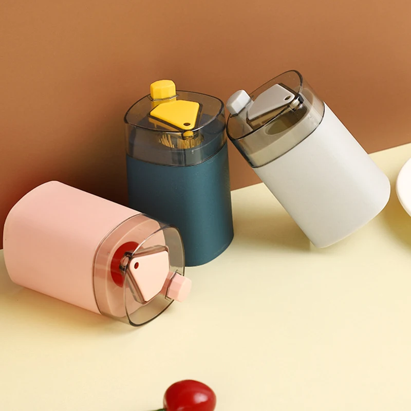 

Push-type automatic toothpick holder plastic Nordic toothpick box Unique shape full of creativity Automatic pop-up convenient