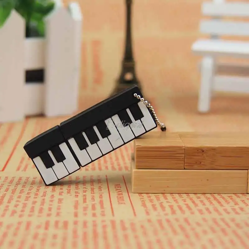 Милый пианино USB флешдрайв 32 Гб 64 Usb флешка 2 0 флеш накопитель usb Бесплатная