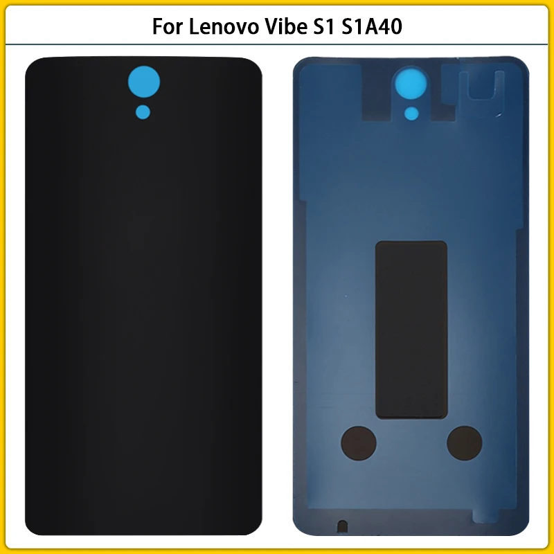 

For Lenovo Vibe S1 Battery Cover Back Door Phone Rear Glass Panel S1A40 Housing Case With Adhesive Replacement