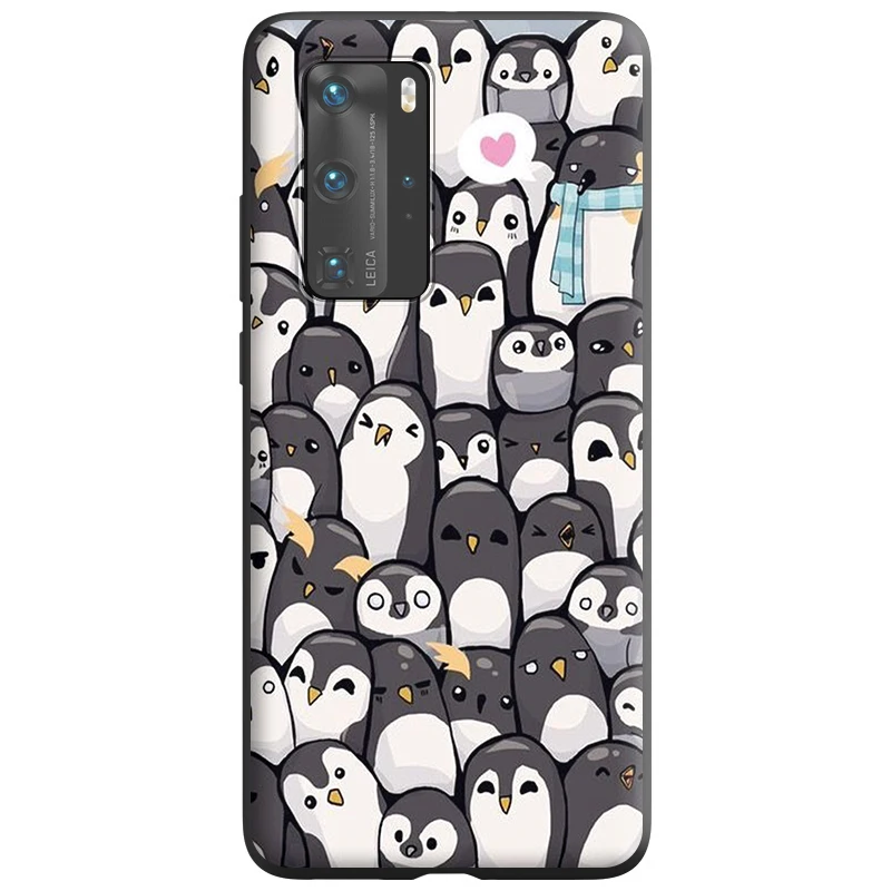 Милый силиконовый чехол с милым пингвином для Huawei Nova 6 7 SE 2 2i 3 3i 4 4E 5 5i 5T Lite Pro Smart |