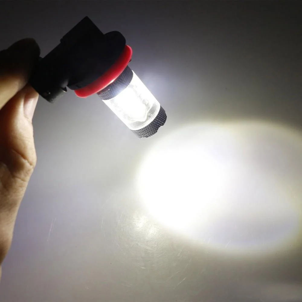 H8/H11 яркий белый светодиодный противотуманный светильник лампа PMMA объектив