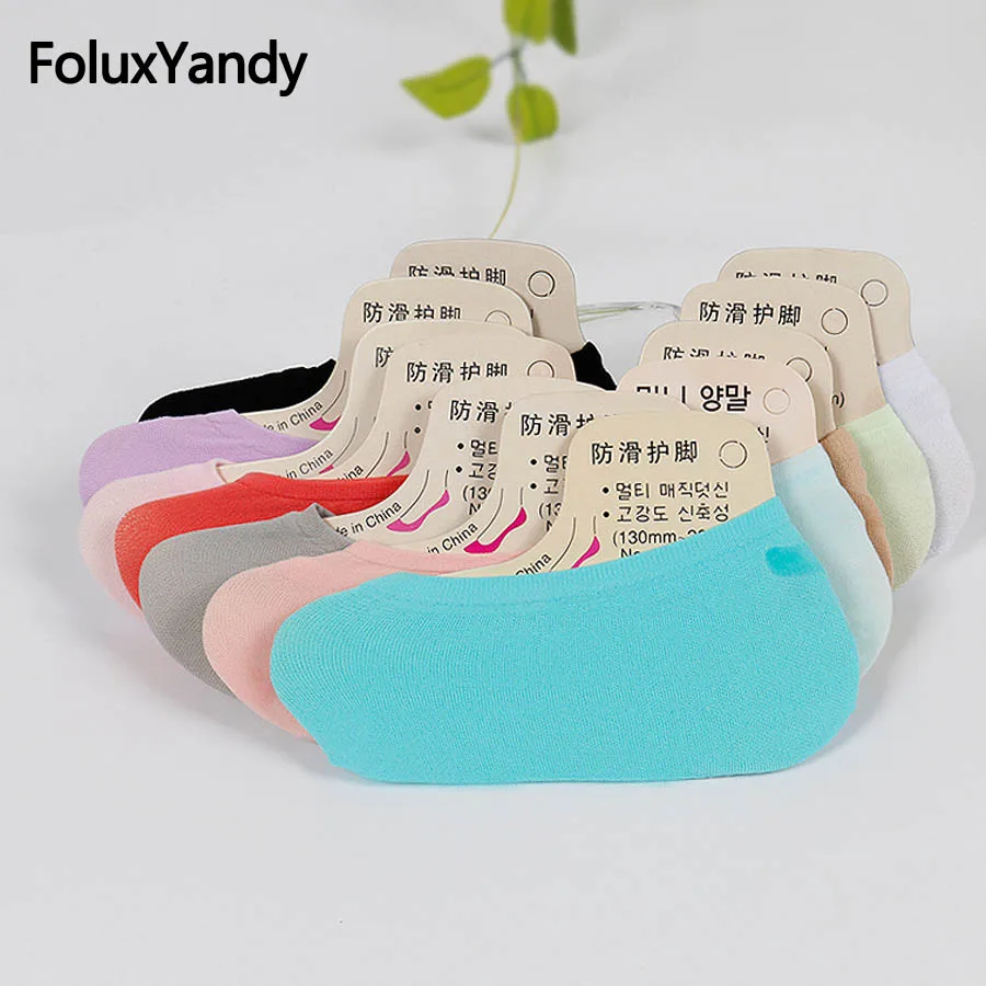 Карамельный цвет носки для девочек однотонные башмачки растягивается Для женщин