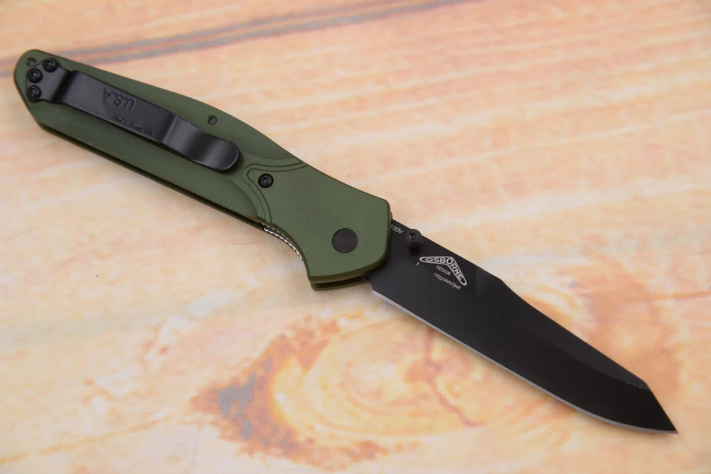 Army Green / Black BM940 Aluminum handle S30v blade Copper washer camping hunting Pocket outdoor EDC Tool Utility folding knife |
