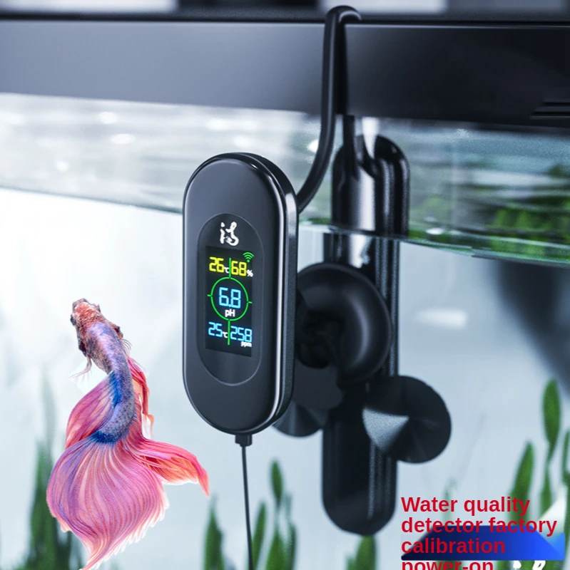 Анализатор качества воды в аквариуме с Wi-Fi PH TDS уровень твердости температура EC