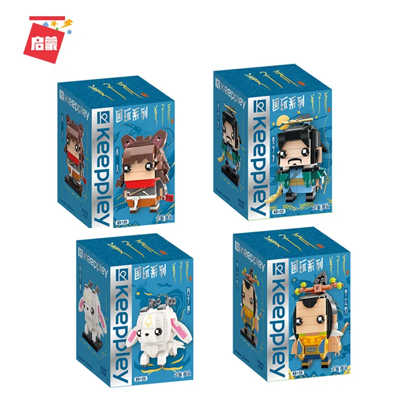 

Enlightenment Chinese Myth Story brickheadz Ginger Teeth Ancient characters action figure Model Toy for children gifts