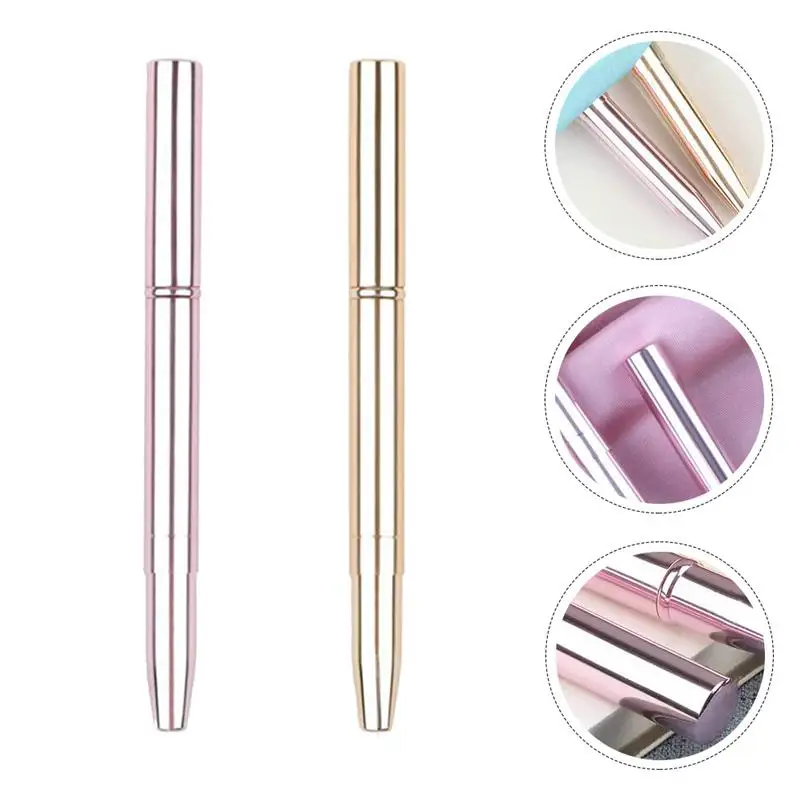 

2pcs Dustproof Lip Gloss Applicators Lip Brushes Lipstick Wands Lipstick Brushes