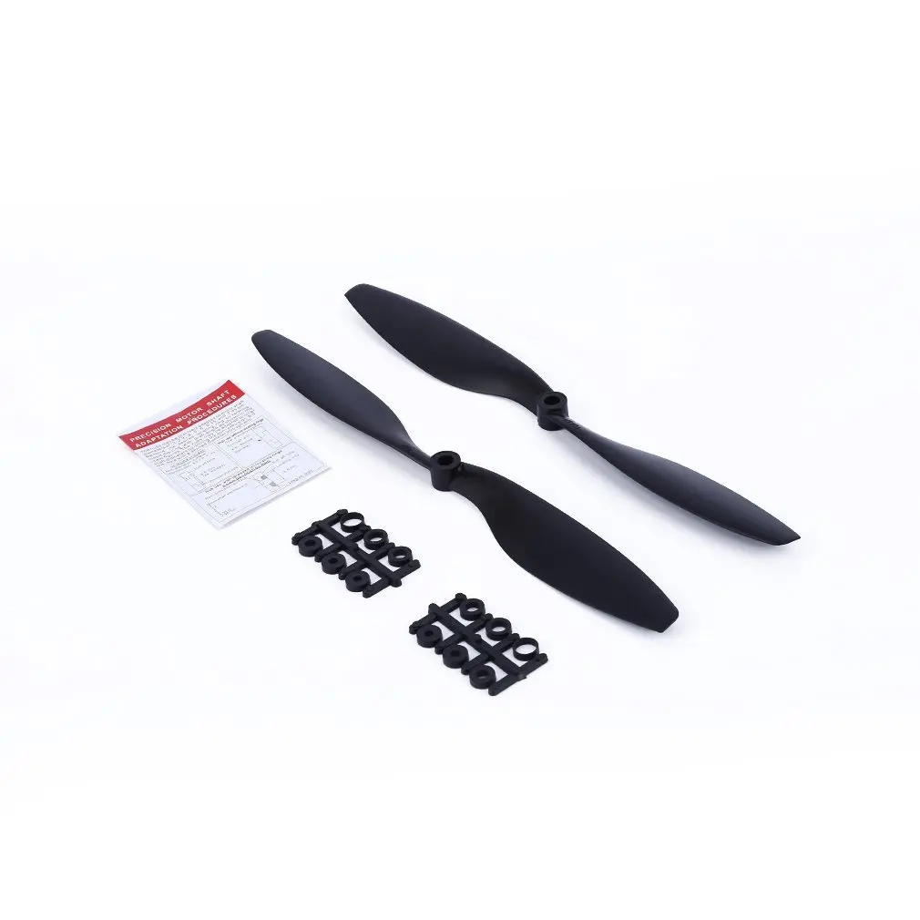 Hot! High1pair 10x4.5&quot 1045 BLACK Red Nylon Propeller For Hex Rotation Hexa Multicopter New Sale | Игрушки и хобби