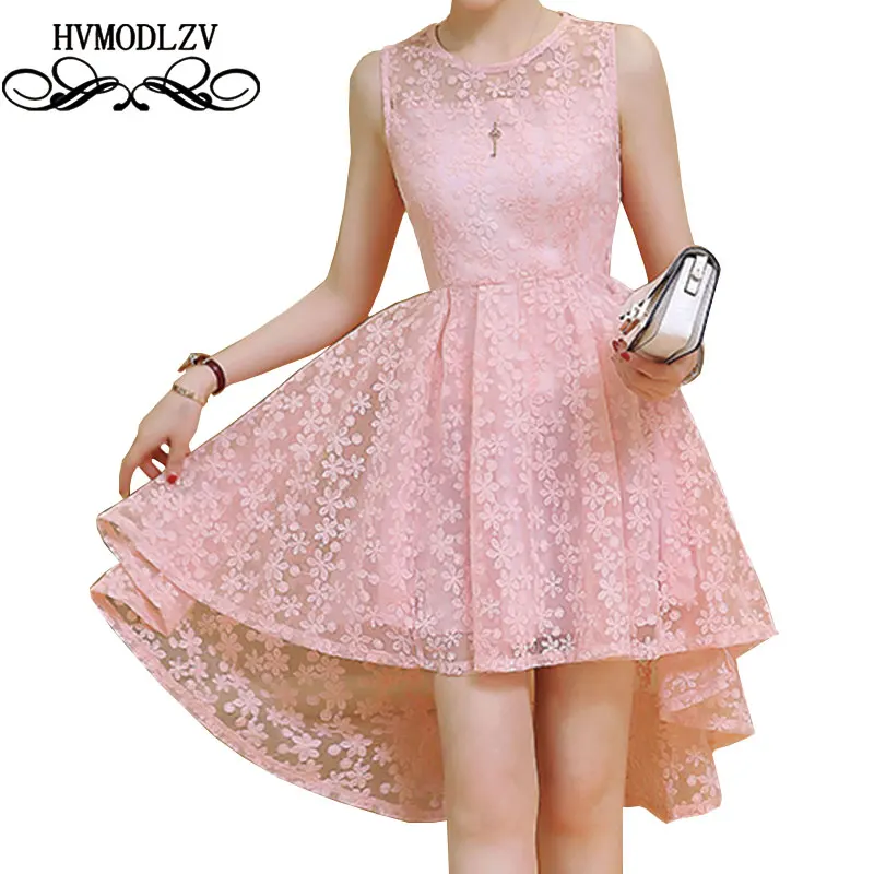 

Женское кружевное платье-жилет, повседневная ажурная Одежда большого размера с цветочным узором, ласточкин хвост, лето 2021, LJ325