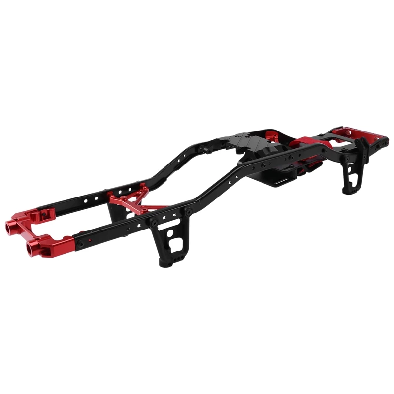 

313 mm 12.3 Inch Wheelbase Prefixal Gearbox Metal Chassis Frame for 1/10 RC Crawler Car Axial SCX10 & SCX10 II 90046