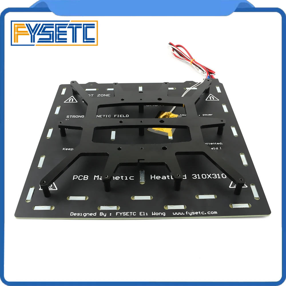 Черный Алюминиевый Y карета анодированная пластина для горячей кровати опорная