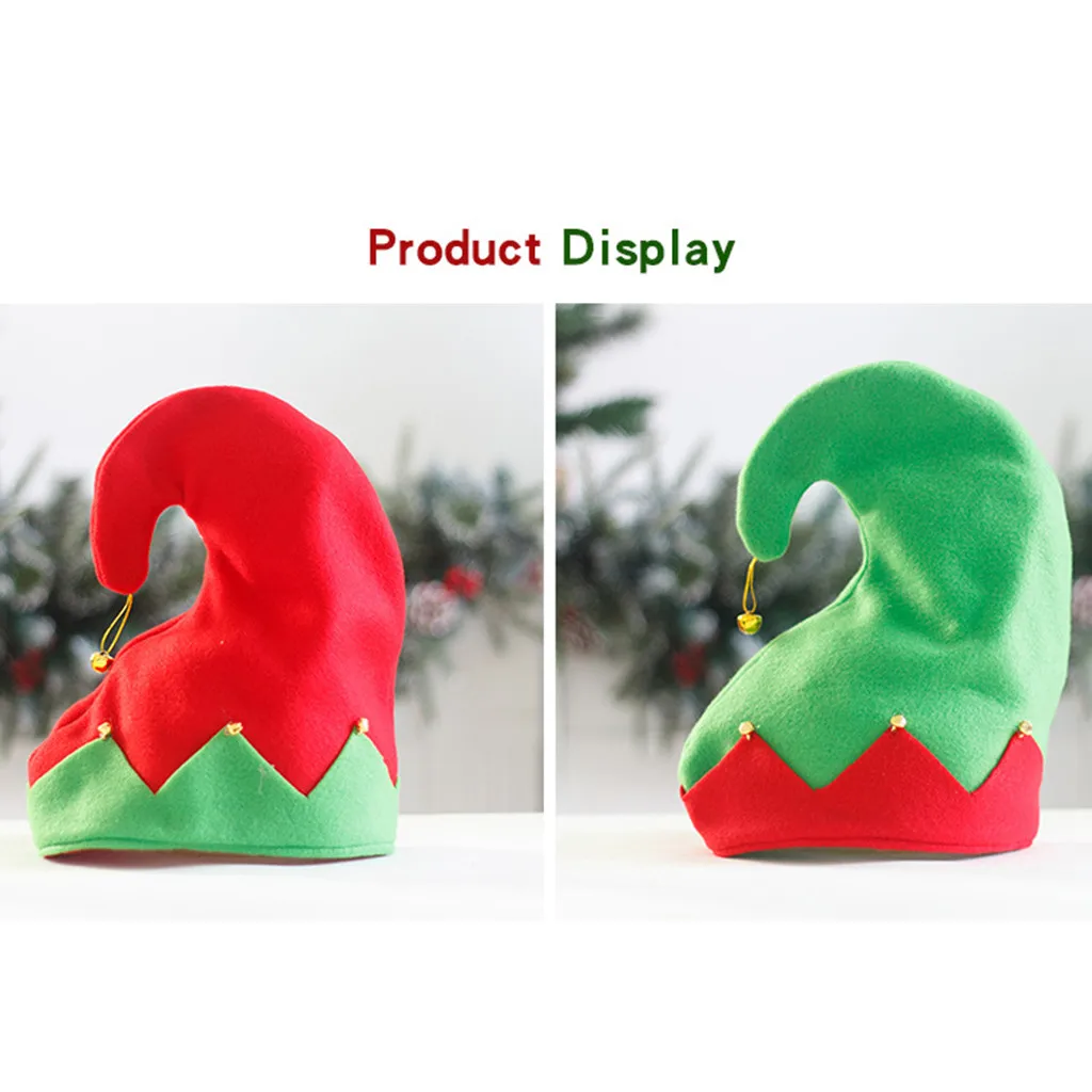 

Christmas Elf Hat Child Adult Christmas Hat Creative Cartoon Hat Children Women Men Boys Girls Cap For Christmas Party Props