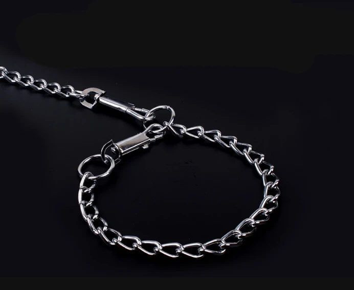 Металлическая цепь для маленьких средних и больших собак металлическая прогулок