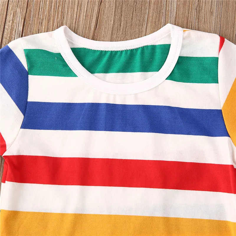 От 6 месяцев до 4 лет Для маленьких мальчиков и девочек в полоску с коротким