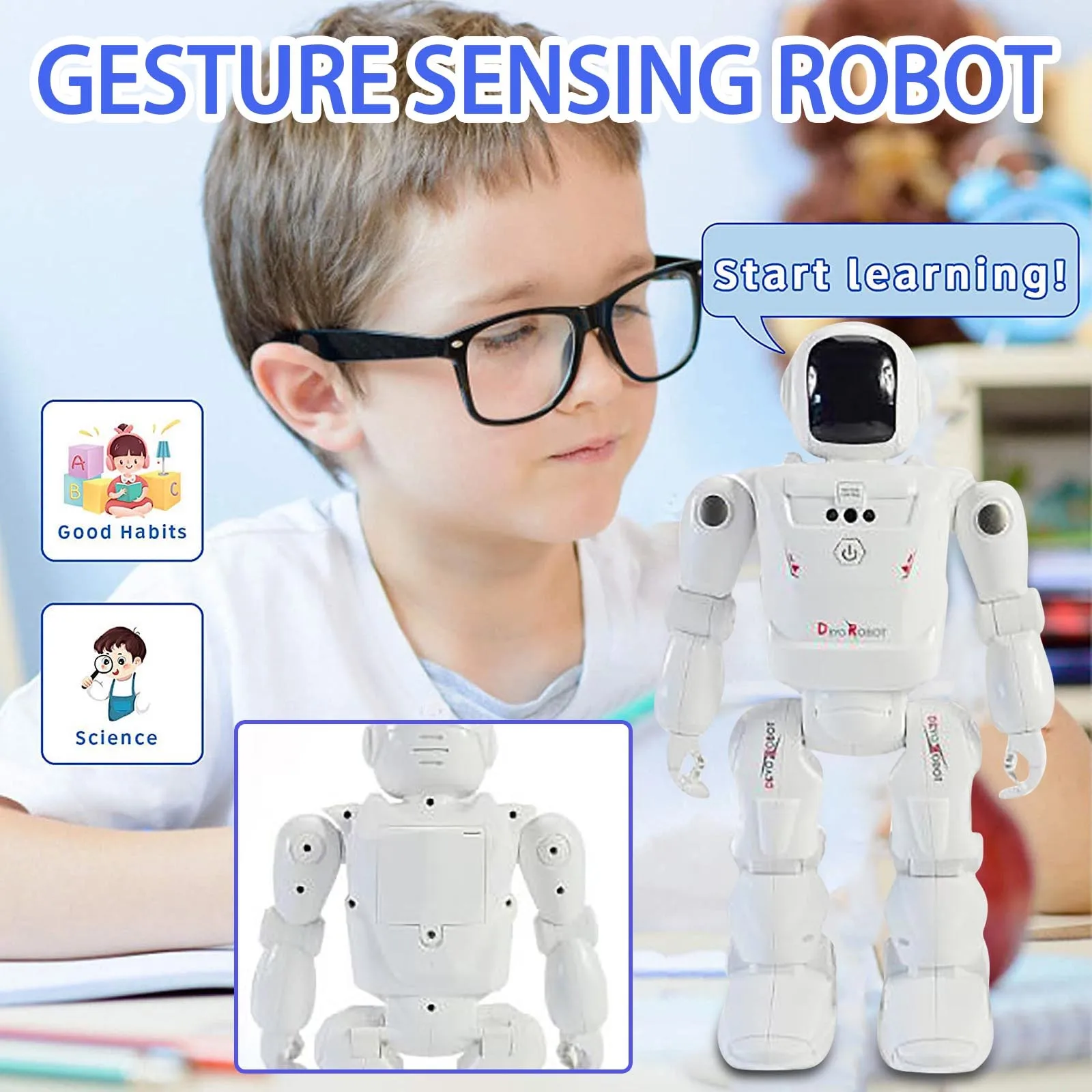 Remote Control Robot Multi-function RC Gesture Sensing Intelligent Dance Man Children's Toy | Игрушки и хобби