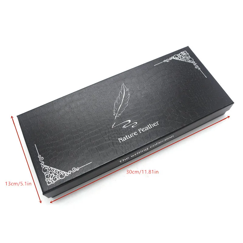 Винтажная ручка с перьями набор английских чернил для письма Подарочная коробка