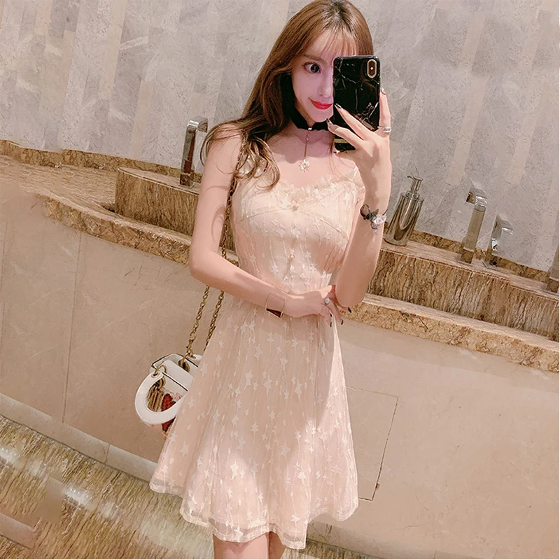 Новинка весна лето 2020 Женская одежда для ночного клуба пикантное кружевное