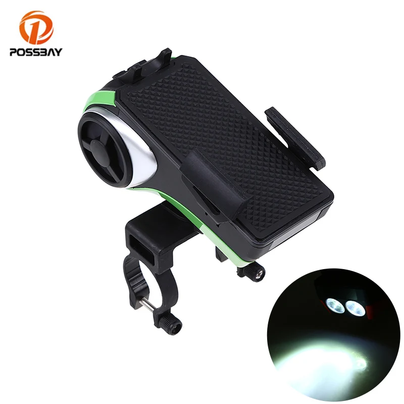 

POSSBAY Motorcycle Multifunction Audio Universal Cycling Player Light Cellphone Holder USB Motorbike Sound Stereo Speakers