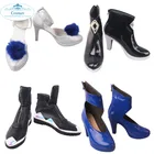 Женские туфли для косплея LOL KDA KDA Ahri на высоком каблуке, популярная обувь для игр KDA, обувь для косплея