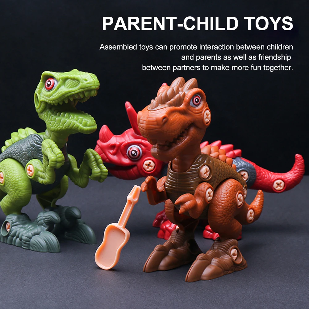 

For Toddlers DIY Boys Improve Imagination Ability Gifts Disassemble Early Educational Intelligence Development Kids Dinosaur Toy