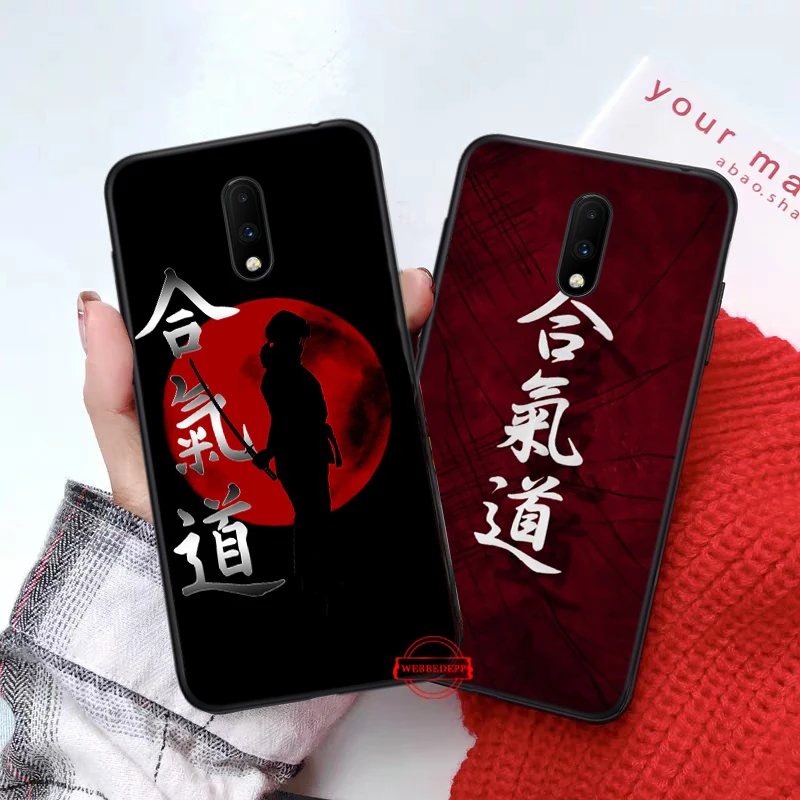 Японский Мягкий силиконовый чехол aikido Judo для Oneplus 5 5T 6 6T 7 7T Pro | Мобильные телефоны