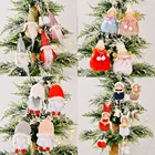 Новинка 2021 г., Рождественская кукла, плюшевая кукла, рождественские украшения, подвеска на елку, подарок на Новый год 2022, Рождественский Декор