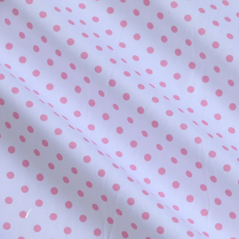 Саржевая ткань в горошек из 100% хлопка для изготовления пижам простыни шитья и