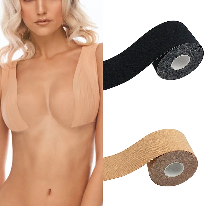 

Dresses And Hump Correction Tape Adhesive Silicone Bra DIY Lift Boob Job With Nipple Cover Petal Chest Paste Breast Lift Tape