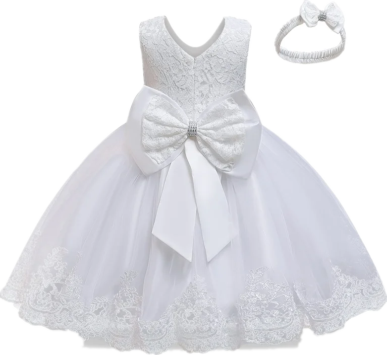 Детское кружевное платье без рукавов на возраст 1 год|Платья| |