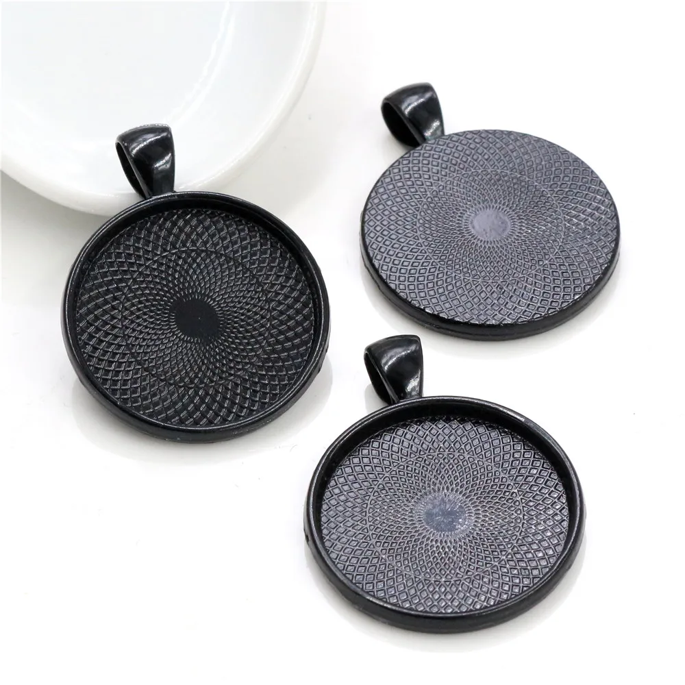 20mm 25mm 30mm Inner Size 10 Colors Plated Classic pattern series Fit 20/25/30mm Glass Cabochon Base Setting Tray | Украшения и