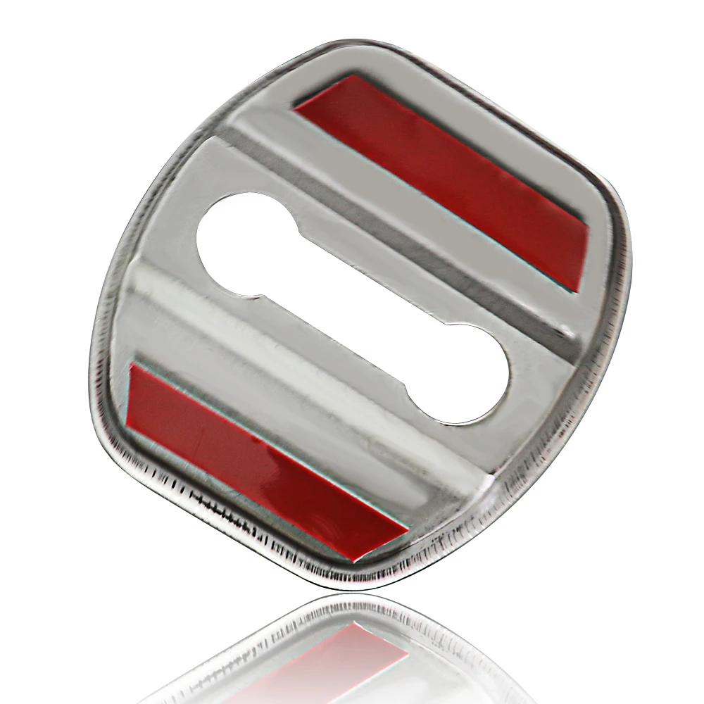 4 шт. 3D нержавеющая сталь автомобиля Защита для дверного замка зеркало заднего