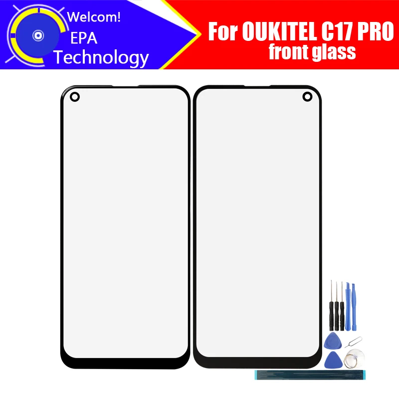 Стекло для переднего экрана OUKITEL C17 PRO 100% оригинальное стекло сенсорного внешний