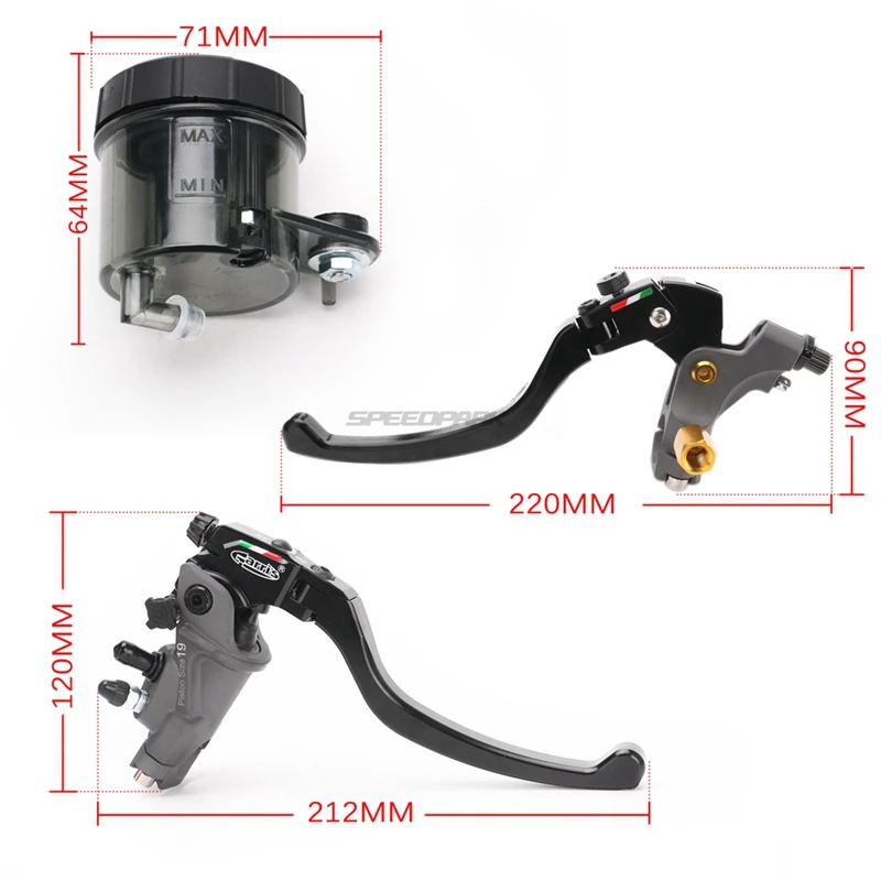 

Motorcycle Accessories Universal Handbrake Hydraulic Clutch Lever Front Brake Clutch Hydraulic Master For Honda BMW Yamaha Ktm