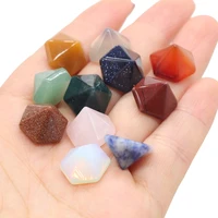5pcslot 7 chakra pyramid stone set crystal reiki heal chakra set for meditation jewelry making 11 colors available